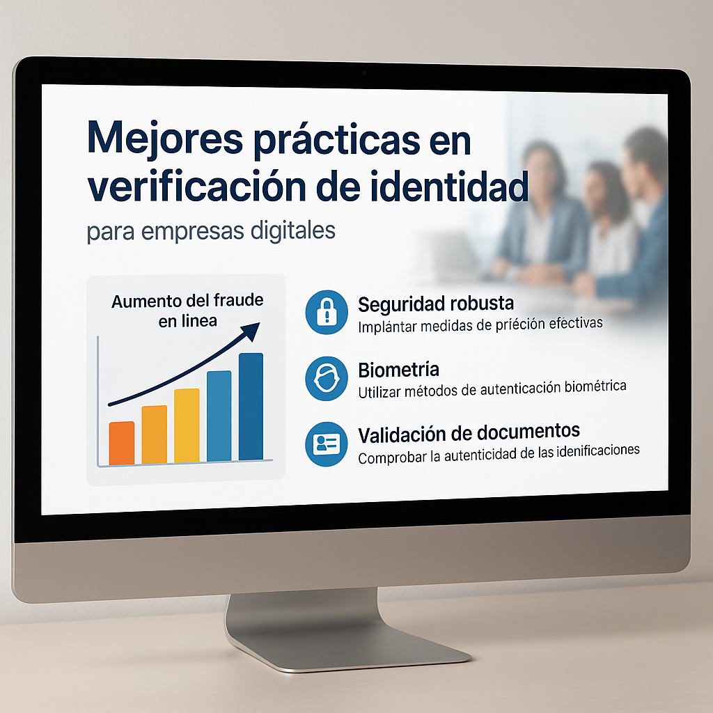 Mejores prácticas en verificación de identidad digital para bancos, fintechs, billeteras digitales, aseguradoras, e-commerce y startups