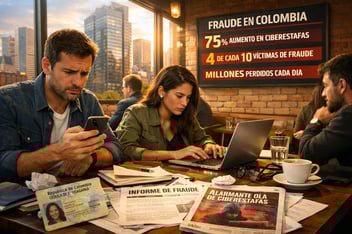 Fraude en Colombia 2025: 36.6% de colombianos afectados por suplantación de identidad y sus principales modalidades de prevención