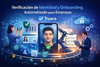Ilustración corporativa sobre qué es Truora y cómo funciona la verificación digital para empresas