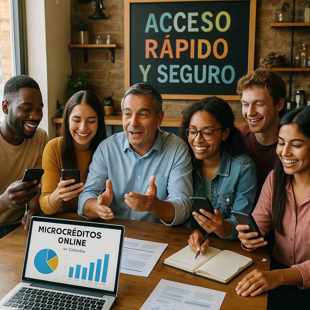 Microcrédito online en Colombia: acceso rápido, seguro e inclusivo
