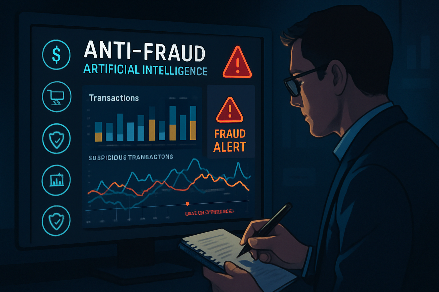 Cómo funciona la IA antifraude en empresas digitales