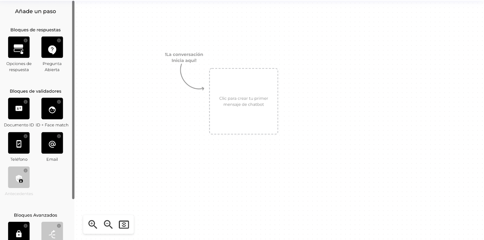 Herramienta de Truora para creación de chatbots sin necesidad de código. 